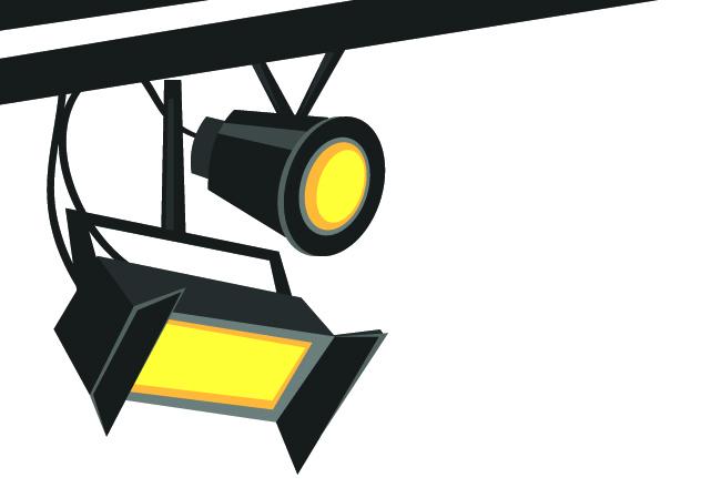 Stage Lights Clipart - Tumundografico