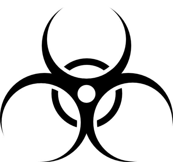 Biological Hazard Sign Clipart - Free to use Clip Art Resource