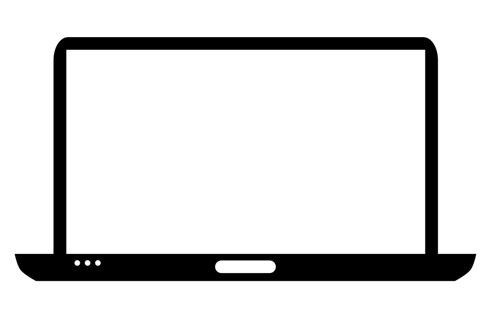Laptop clipart vector