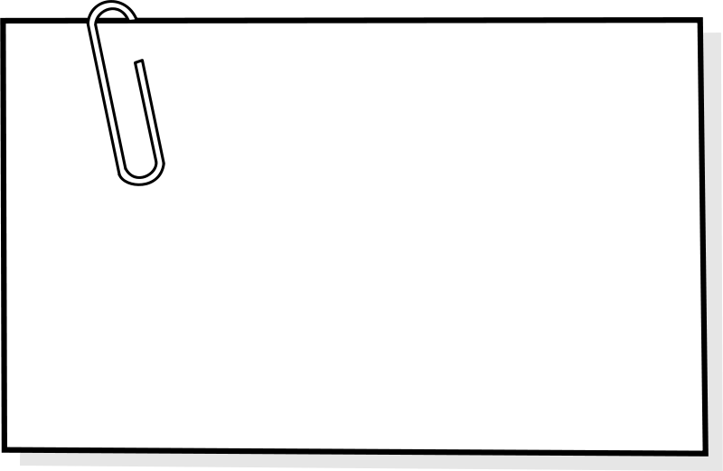 Post It Note Clipart