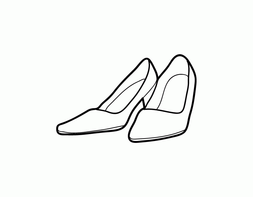 Shoes Coloring Pages - AZ Coloring Pages