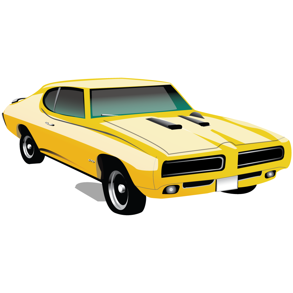 Muscle Car Pontiac GTO Icon | Classic American Cars Iconset ...