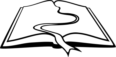 Clip art open book