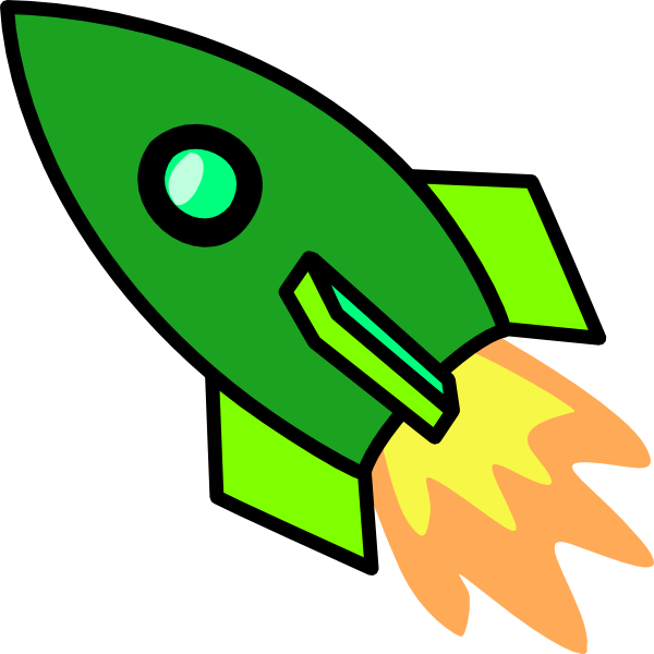 Rocket ship clip art free