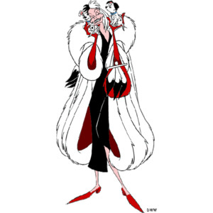 Cruella De Vil Clip Art - Disney - Polyvore