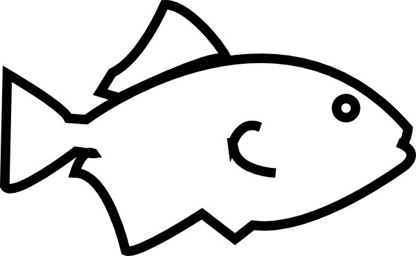 Clipart fish outline