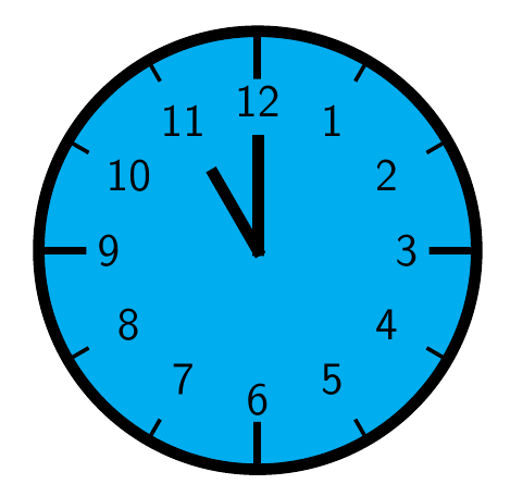 symbols - Generate analog clock with numbered face - TeX - LaTeX ...