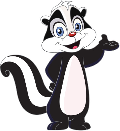 A Of A Skunk Clip Art Clip Art, Vector Images & Illustrations