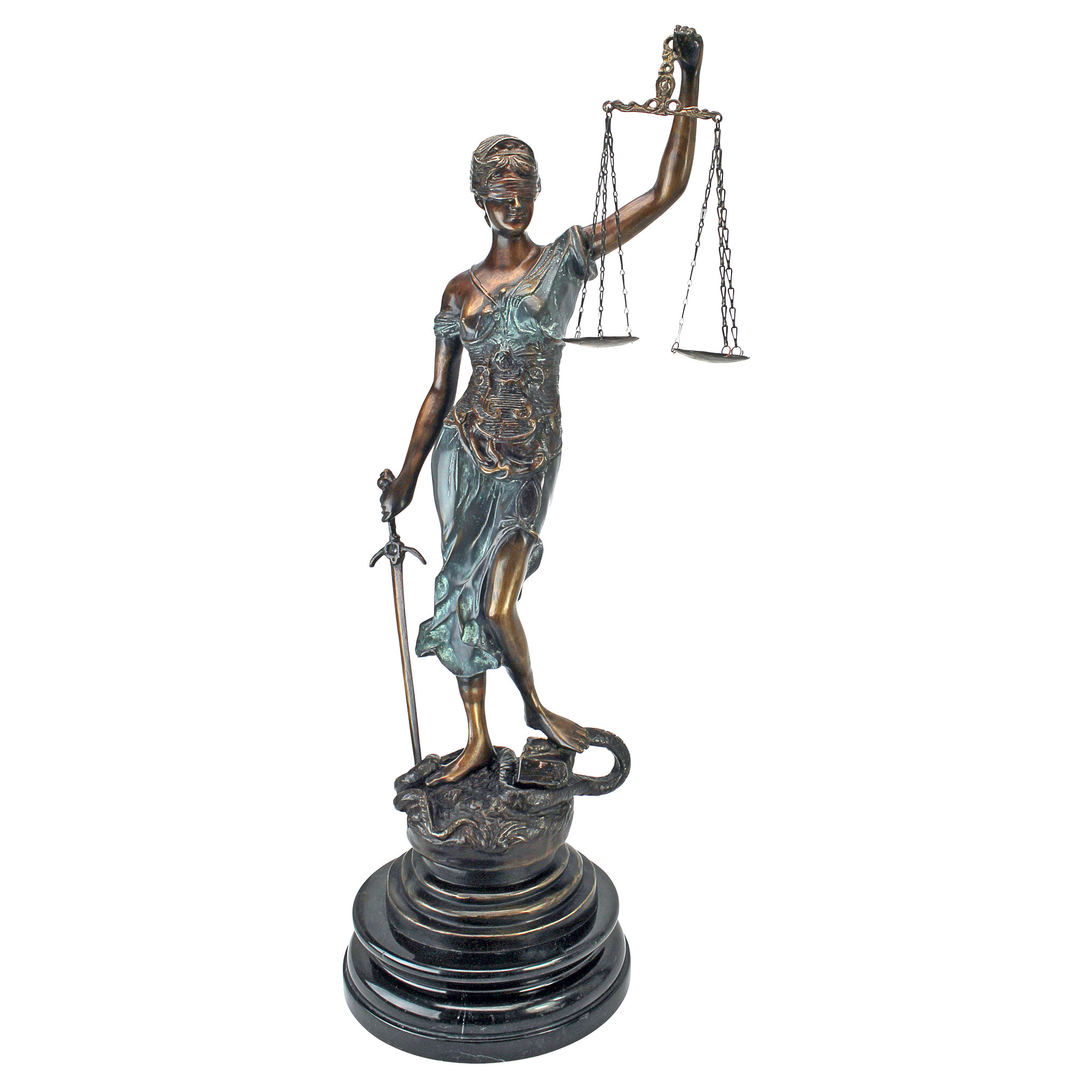 Design Toscano Themis Blind Justice Cast Bronze Statue | Wayfair