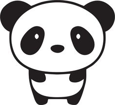 Cute Panda Clipart - Tumundografico