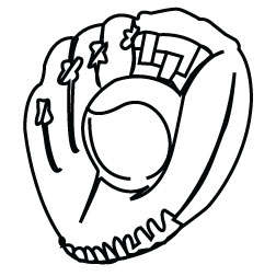 Personalized Drinkware: Custom Clipart: Baseball Glove