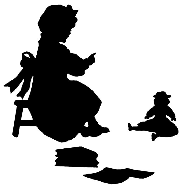 Silhouettes of People