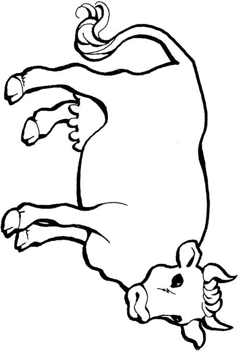 Fat And Skinny Cows Pharaoh Dream Of Sketch Coloring Page