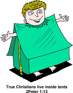 Tent of This Body | 2 Peter Clip Art - Christart.
