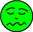 Cartoon Sick Face - Quoteko.