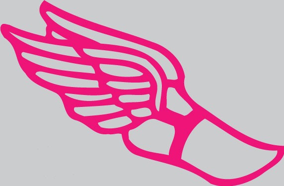 Track and Field Shoe Wall Decal