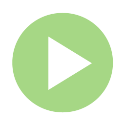 Guacamole green video play icon - Free guacamole green video play ...