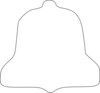 Bell Outline - vector clip art online, royalty free & public domain