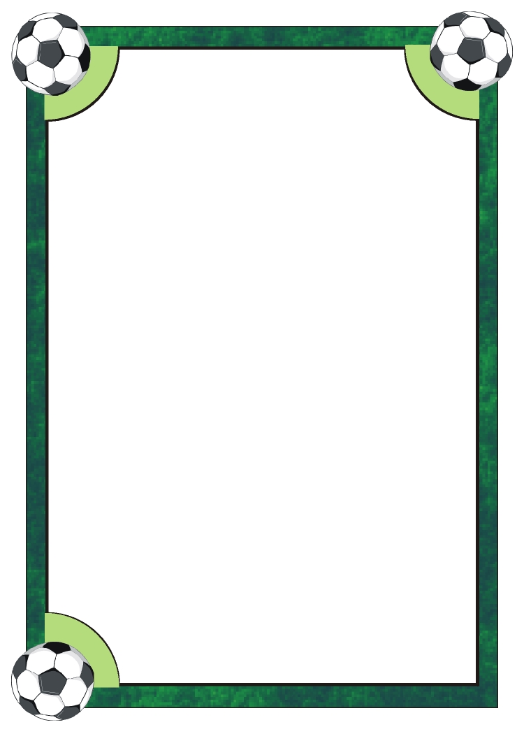 Free football clipart borders