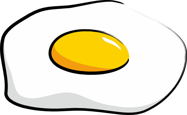 Yolk Clipart Black And White 1187093 Cartoon Of A Broken Egg ...