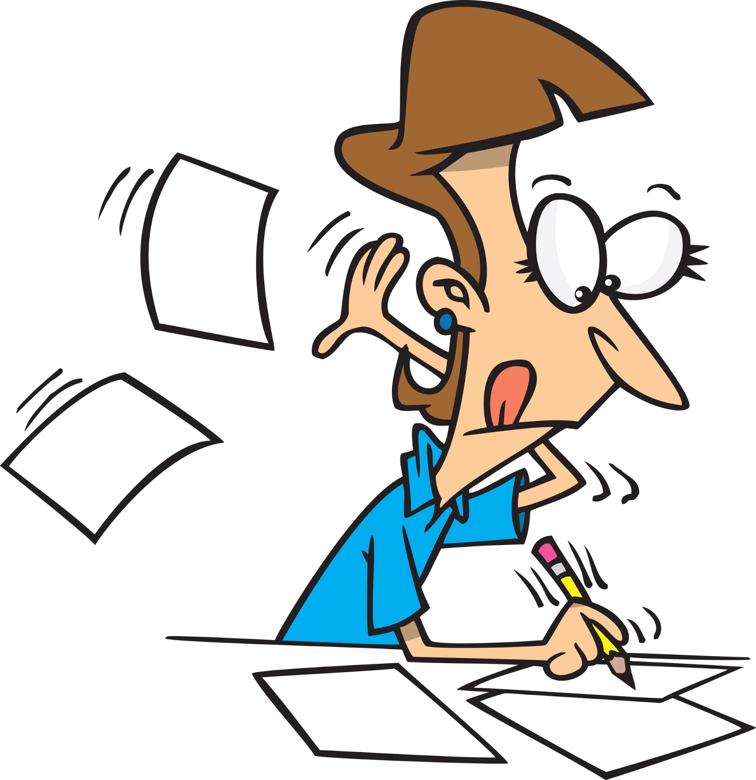 Writing exams clipart