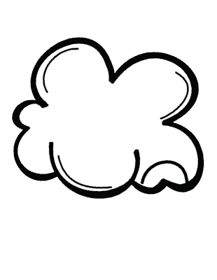 Popcorn Kernels Outline Clipart