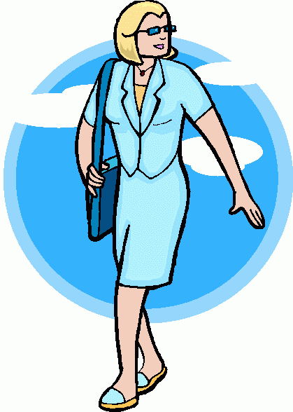 Free Clip Art People Walking