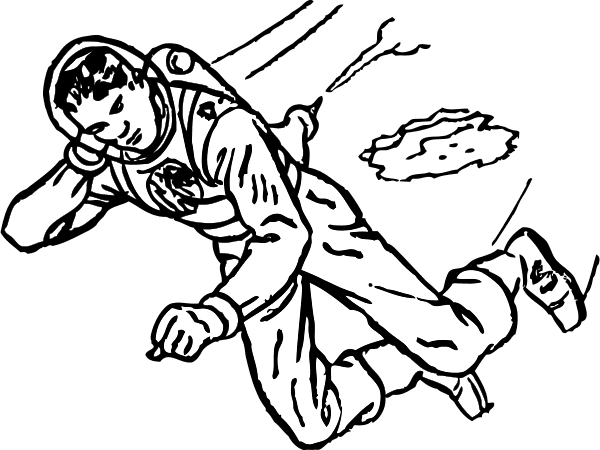 Spaceman Astronaut - vector Clip Art