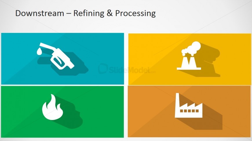 Downstream Sector PowerPoint Icons Design - SlideModel
