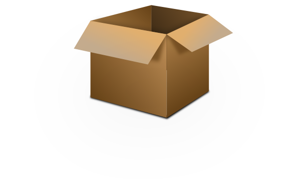 Cardboard box png clipart