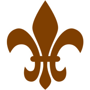 Brown Fleur De Lis clip art - vector clip art online, royalty free ...