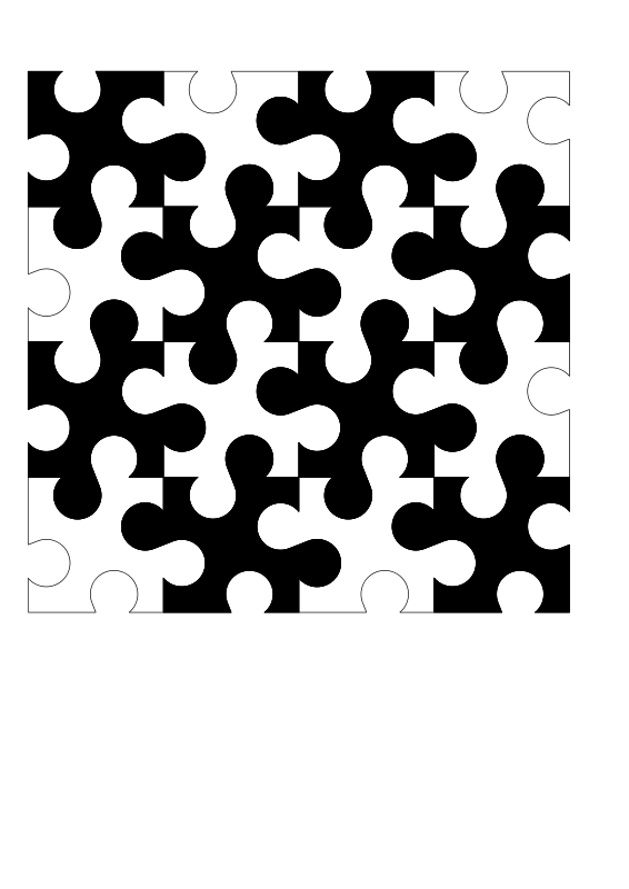 Free Clipart: Counterchange pattern allied to the chess board ...