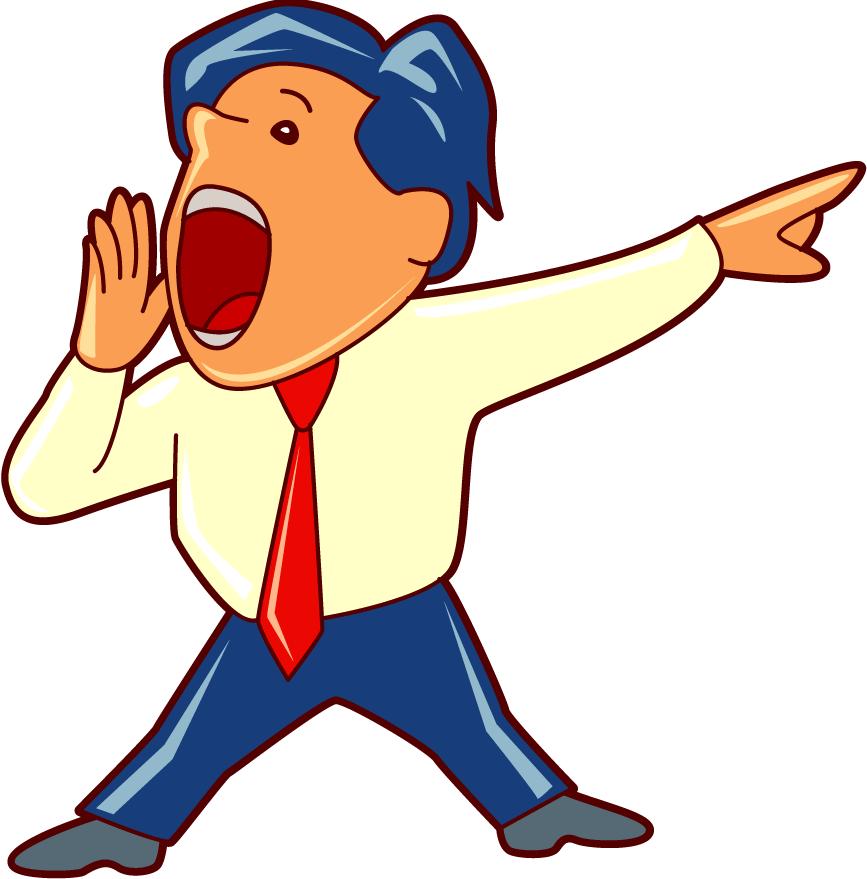 Shout Out Clipart
