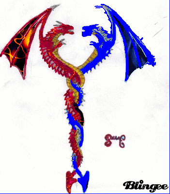 Dragons Fire vs Ice Picture #71336680 | Blingee.com