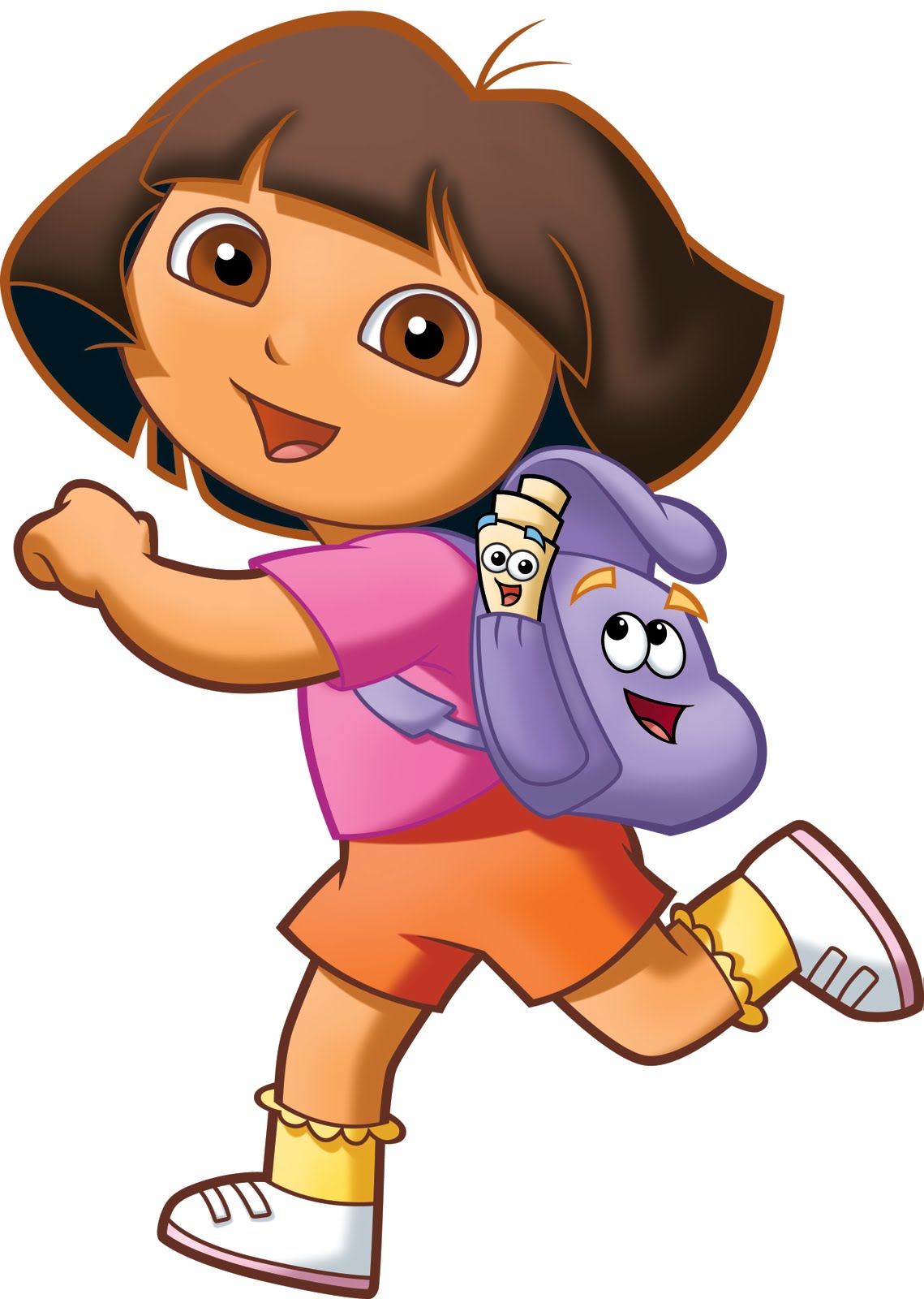 School Children Playing Cartoon