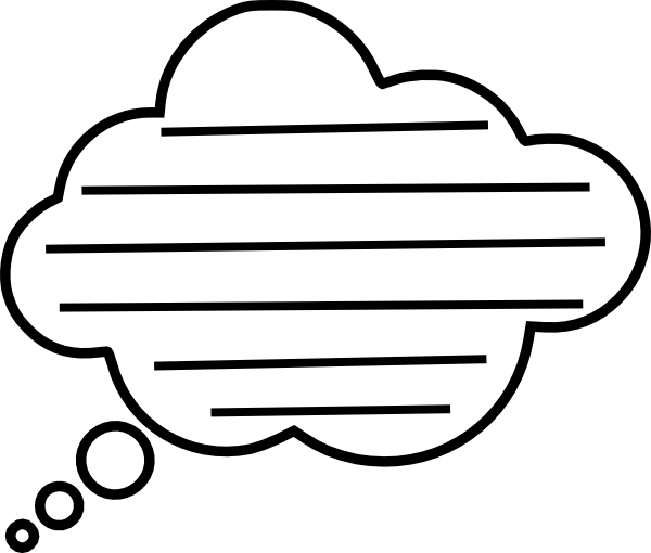 Thinking About Your Thinking Clip Art - vector clip ...