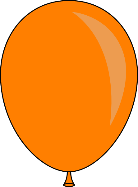 Single balloon clipart png