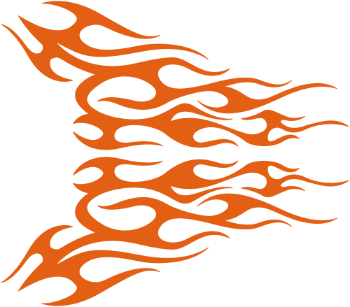 RG Graphix Vehicle Flame Graphics.