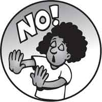 No Clipart Black And White