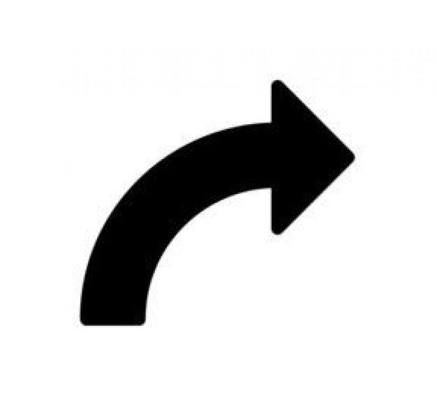 Turn right arrow - icon - Arrows | Pixempire