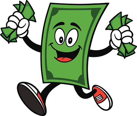 American One Dollar Bill Clip Art, Vector Images & Illustrations ...