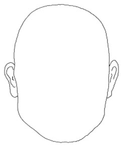 Best Photos of Face Mask Outline Template - Full Face Mask ...