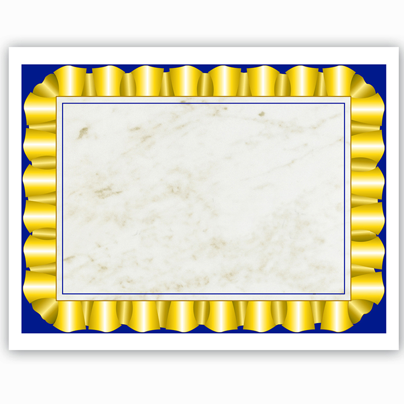 Gold Ribbon Certificate Border Computer Paper :: Computer Paper ...