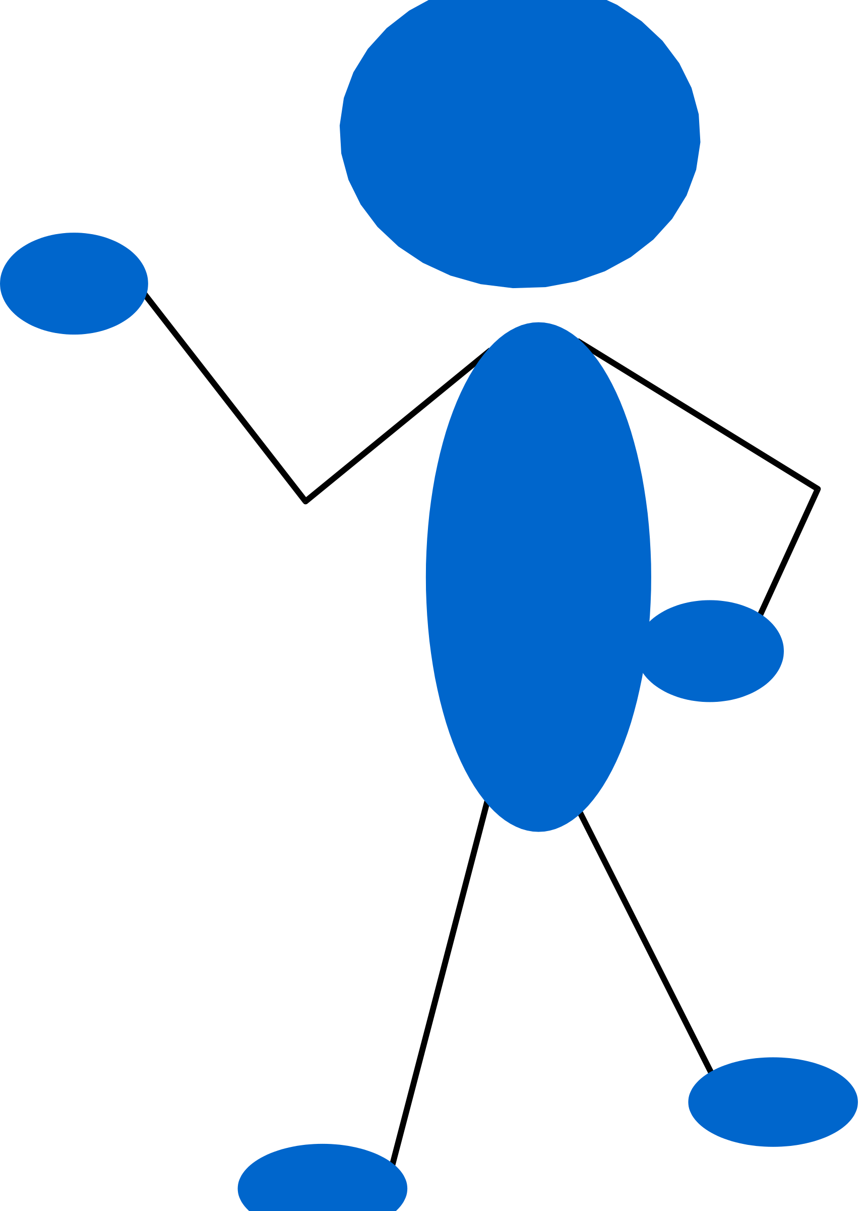 Clipart - blueman 305