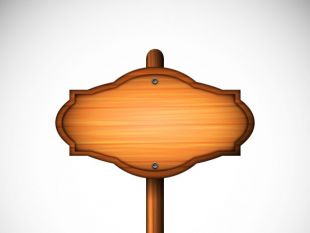 Wooden Sign Template Free Vector | free vectors | UI Download