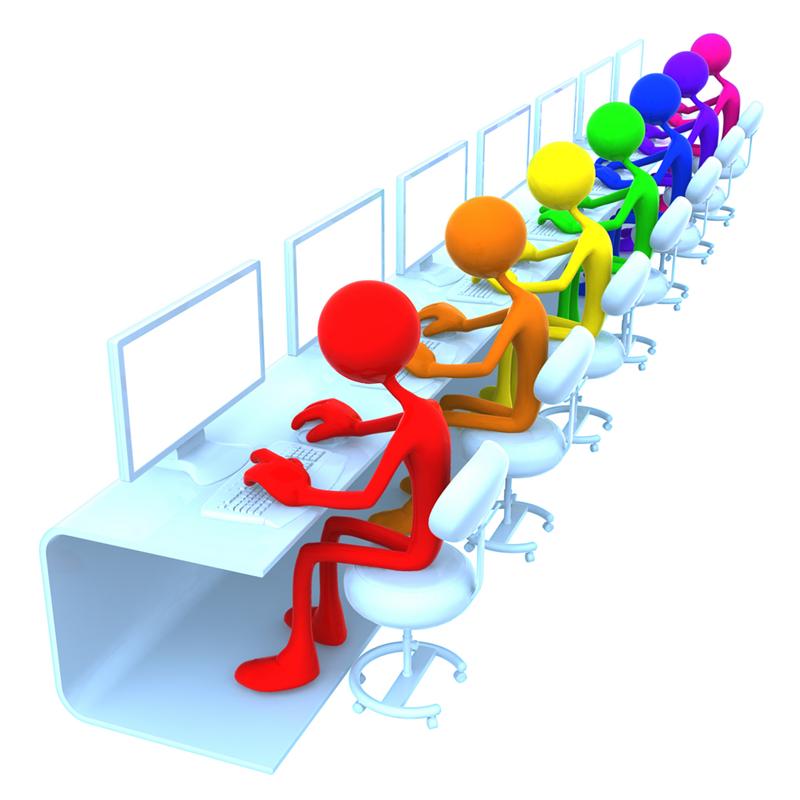 Clipart computer lab