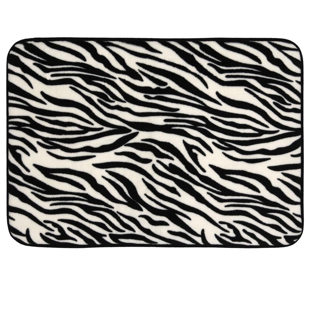 Cloud 9 Memory Foam Green Brown Cream Zebra Leopard Animal Print ...