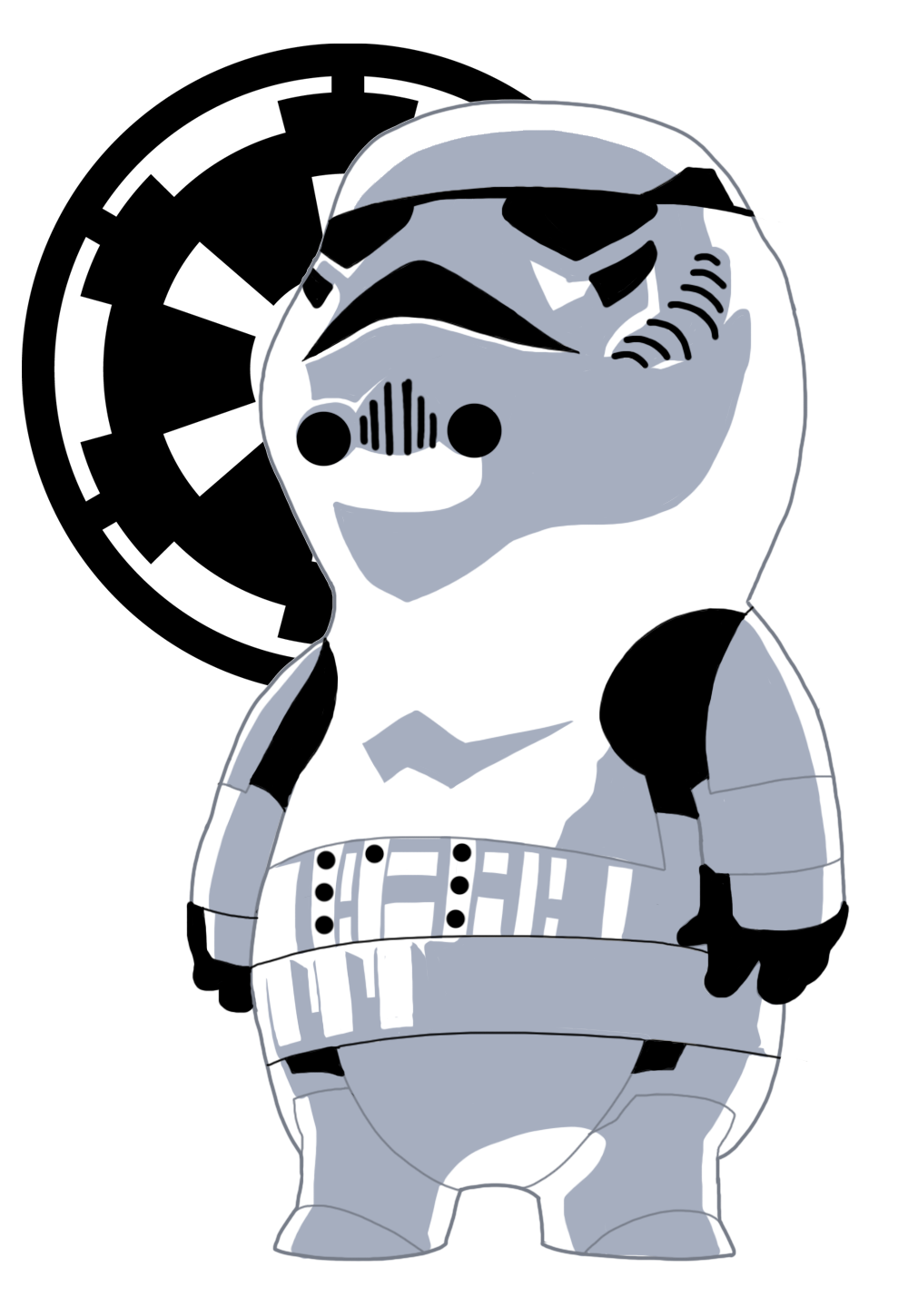 Storm Trooper Flub Chub by misterzubair