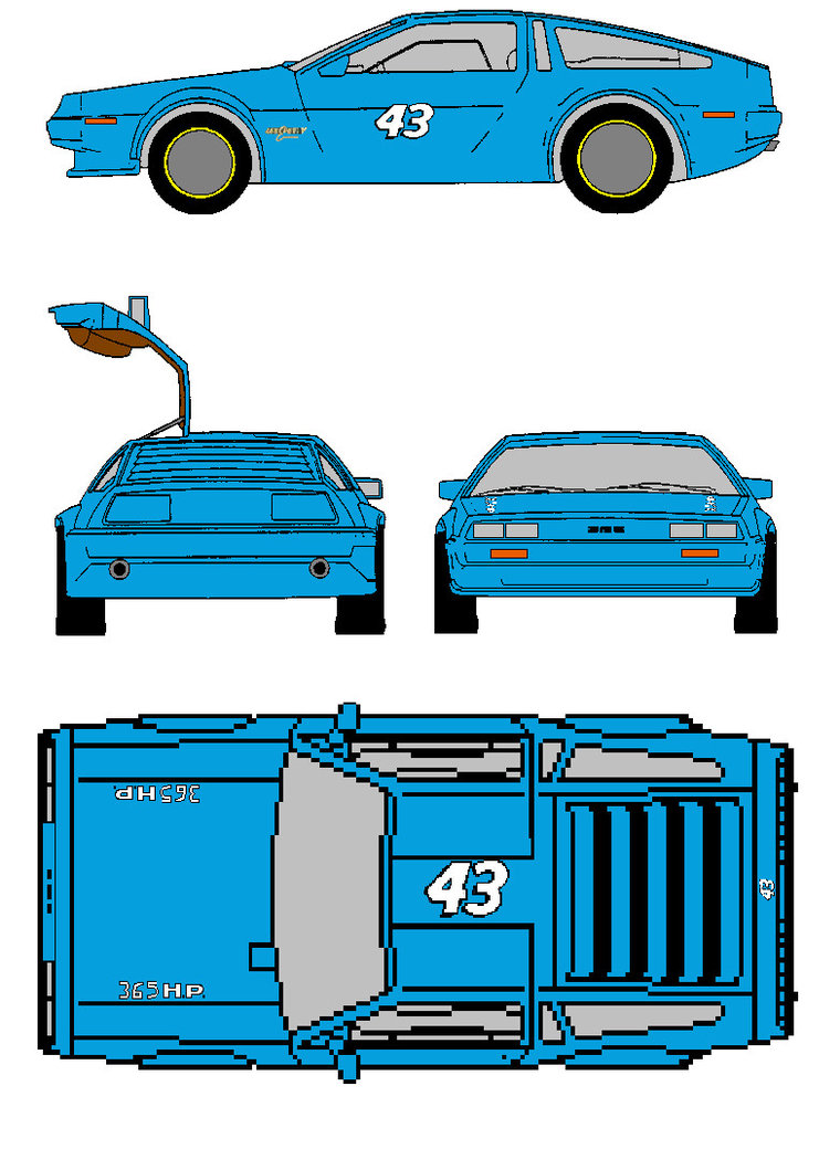 1963 richard petty delorean