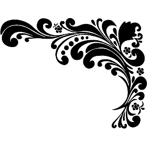c-corner-0014 - Large Corner Flourish